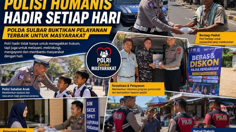 Pelayanan Humanis Jadi Komitmen Polda Sulbar dalam Membangun Kepercayaan Masyarakat