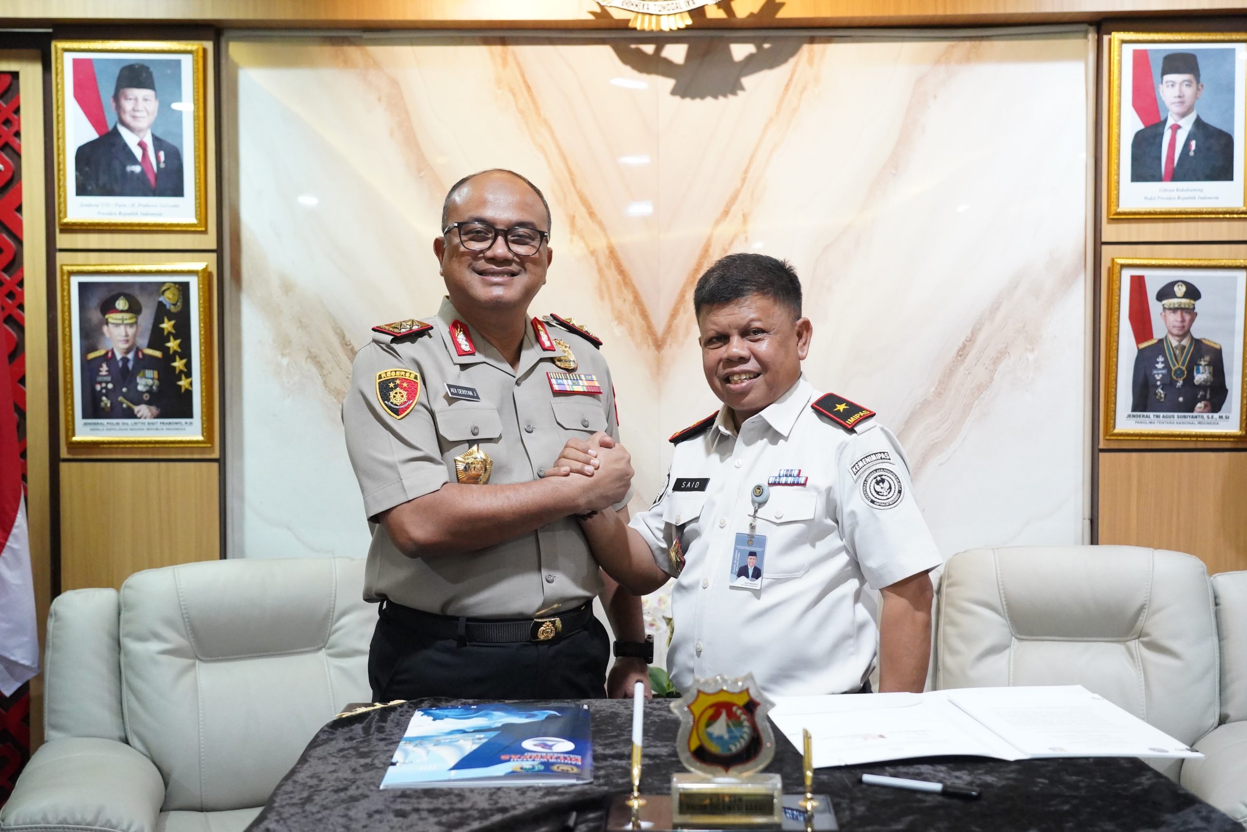 Perkuat Sinergi Antarinstansi, Kapolda Sulbar Terima Kunjungan Kanwil Ditjenpas Sulbar