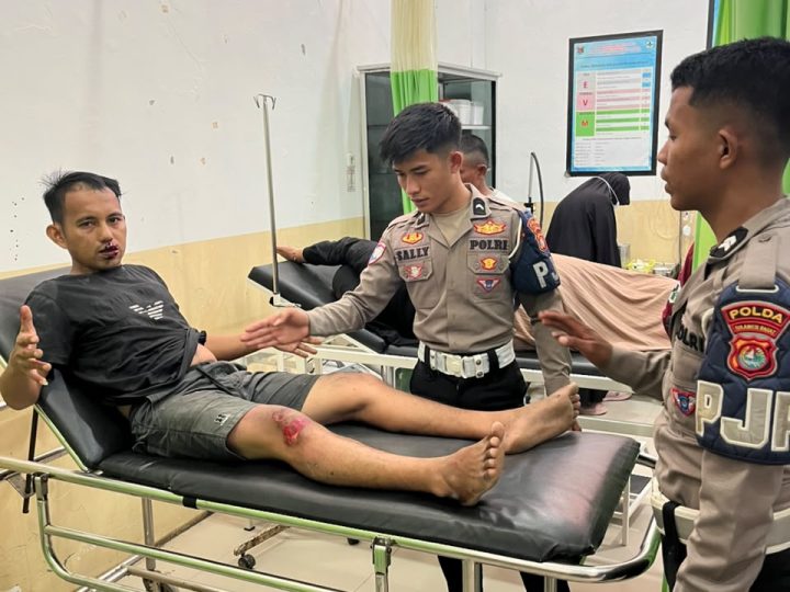Humanis di Jalan Raya, Polantas Polda Sulbar Utamakan Keselamatan Korban Kecelakaan