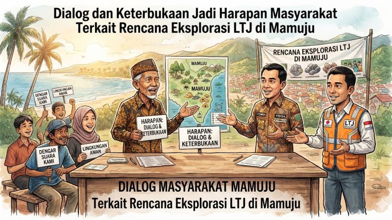Rencana Eksplorasi LTJ di Mamuju, PERMINAS dan DLHK Sulbar Dorong Keterbukaan Informasi