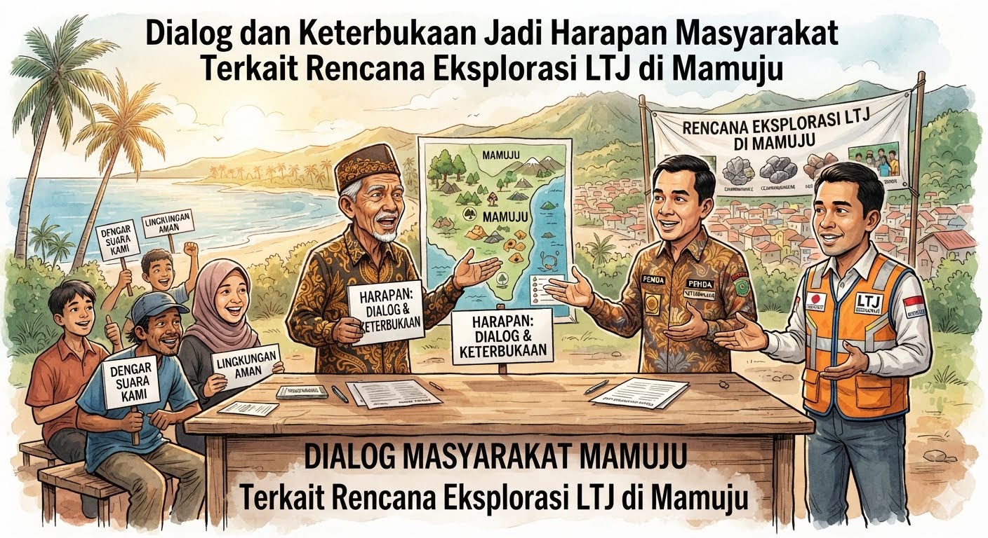 Rencana Eksplorasi LTJ di Mamuju, PERMINAS dan DLHK Sulbar Dorong Keterbukaan Informasi