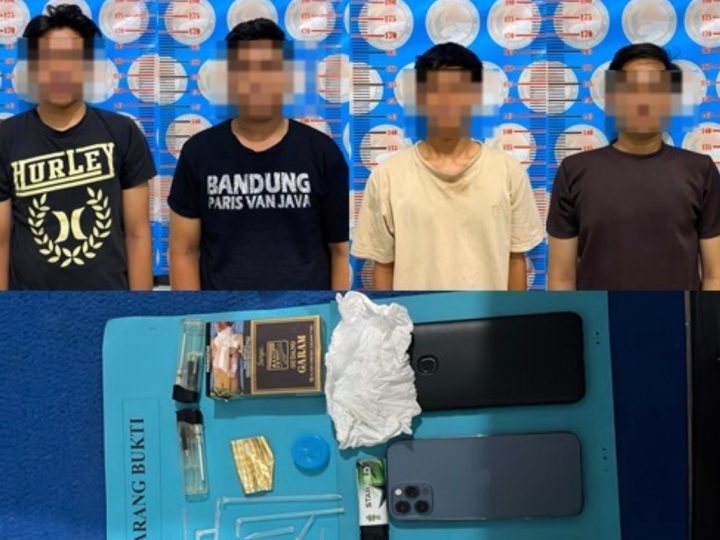 Polres Majene Kembangkan Kasus Dugaan Sabu, Empat Pemuda dan Barang Bukti Diamankan