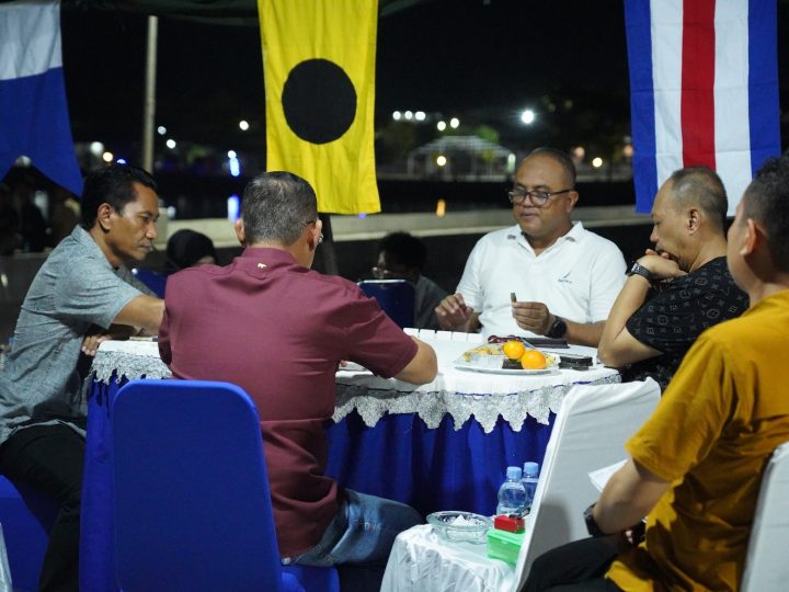 Kokohkan Sinergi TNI-Polri, Kapolda Sulbar Hadiri Ramah Tamah Lanal Mamuju