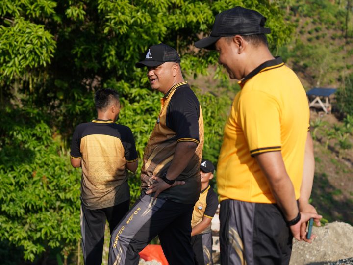 Kapolda Sulbar Dorong Budaya Hidup Sehat Melalui Pembangunan Sarana Olahraga
