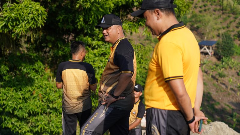 Kapolda Sulbar Dorong Budaya Hidup Sehat Melalui Pembangunan Sarana Olahraga