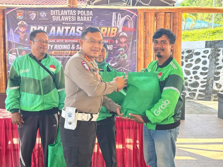 Ojol dan Opang Jadi Mitra Polantas, Ditlantas Polda Sulbar Perkuat Keselamatan Jalan Raya