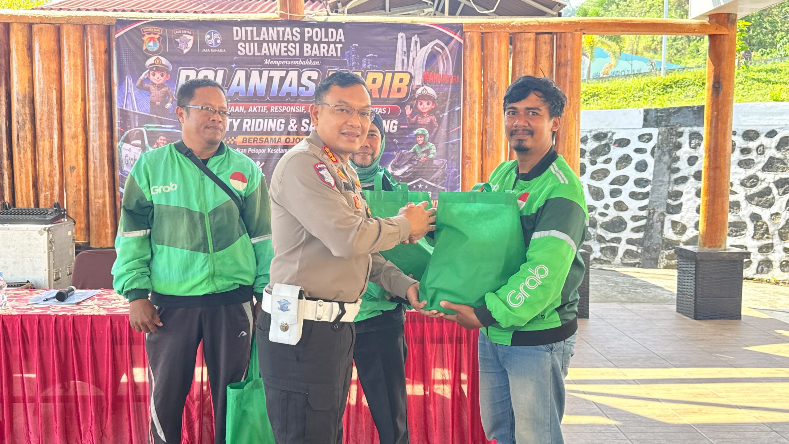 Ojol dan Opang Jadi Mitra Polantas, Ditlantas Polda Sulbar Perkuat Keselamatan Jalan Raya