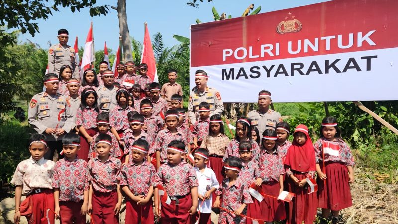 Dari Jembatan Menuju Mimpi, Jembatan Merah Putih Presisi Buka Akses Pendidikan Anak Sikamase