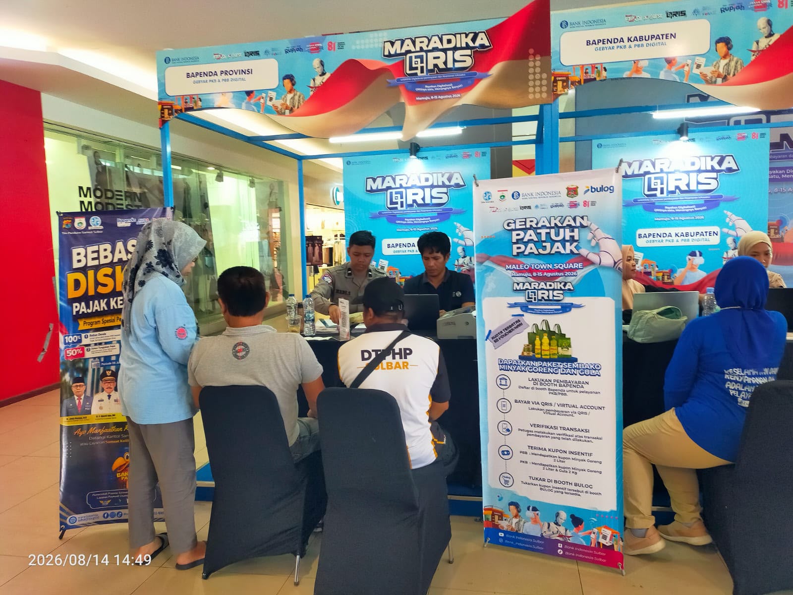 Pelayanan Prima Ditlantas Polda Sulbar, Samsat Keliling Dekatkan Layanan kepada Masyarakat