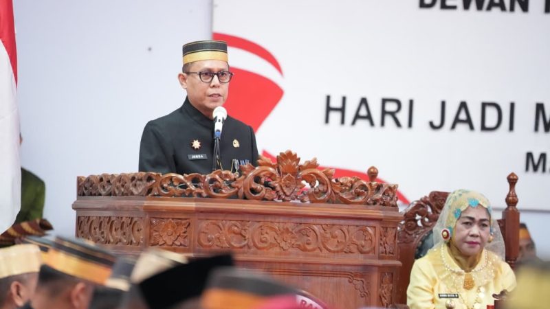 HUT ke-481 Majene, Pemprov Sulbar Soroti Pertumbuhan Ekonomi dan Penguatan Kolaborasi