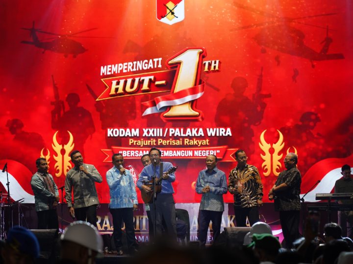 Wakapolda Sulbar Hadiri HUT ke-1 Kodam XXIII/Palakawira, Sinergi TNI-Polri Makin Kokoh