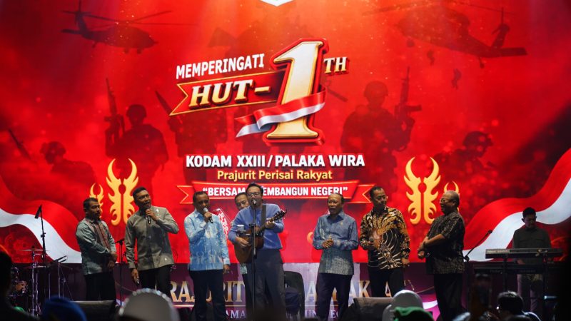 Wakapolda Sulbar Hadiri HUT ke-1 Kodam XXIII/Palakawira, Sinergi TNI-Polri Makin Kokoh