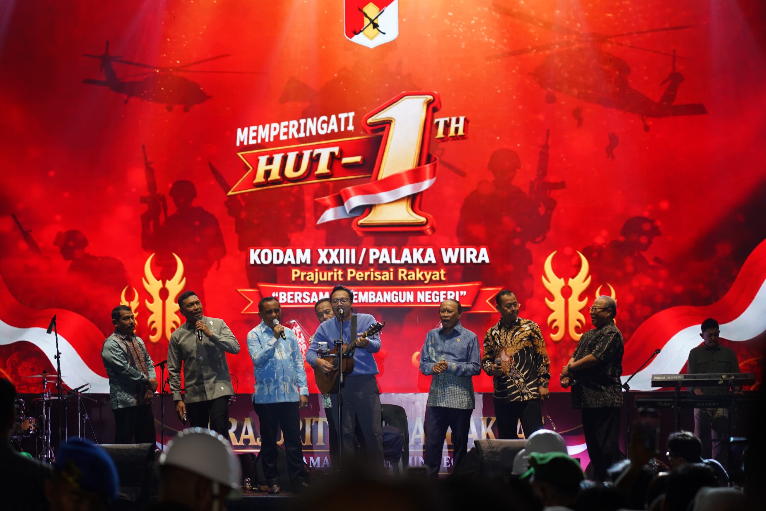 Wakapolda Sulbar Hadiri HUT ke-1 Kodam XXIII/Palakawira, Sinergi TNI-Polri Makin Kokoh