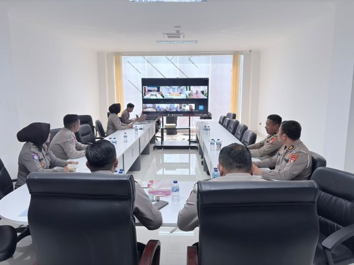 Ditlantas Polda Sulbar Mantapkan Layanan Regident, Evaluasi Kinerja Jajaran Secara Daring