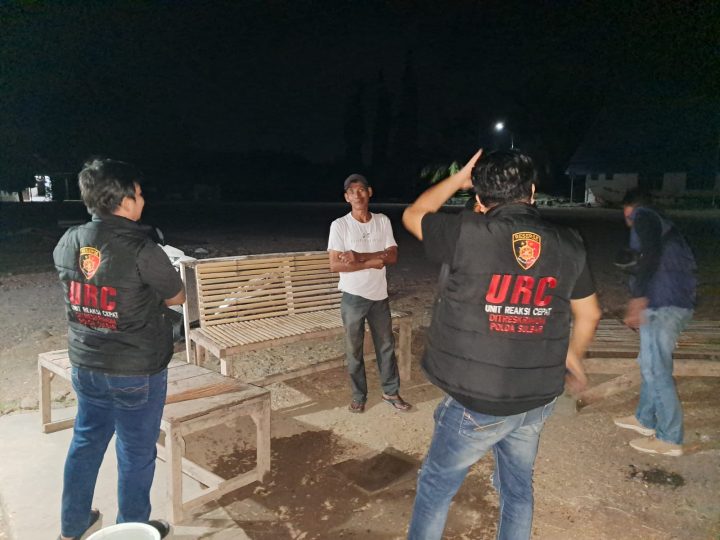 Sisir TPI hingga Pelabuhan Feri, URC Polda Sulbar Perkuat Keamanan Mamuju