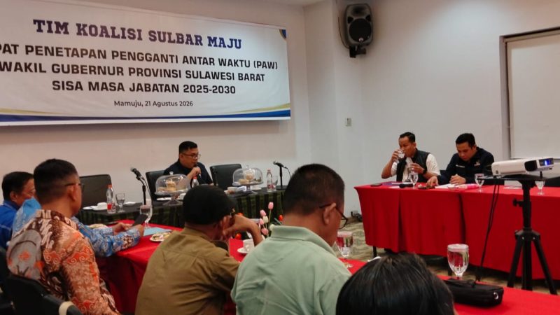 Koalisi Sulbar Maju Tetapkan Syamsul Samad dan Abdul Latif sebagai Kandidat Wagub