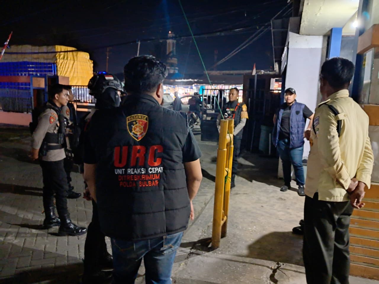 Patroli Intensif URC Polda Sulbar, Pastikan Wilayah Mamuju Aman di Malam Hari