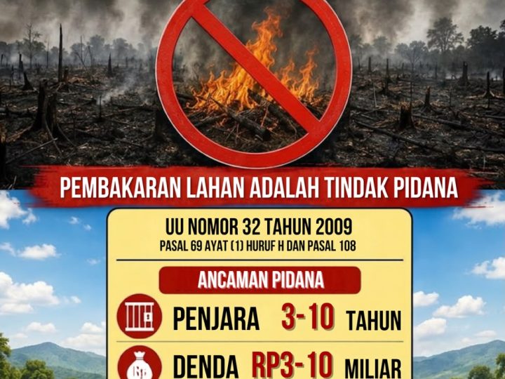 Cegah Karhutla, Kabid Humas Polda Sulbar Ingatkan Stop Bakar Lahan