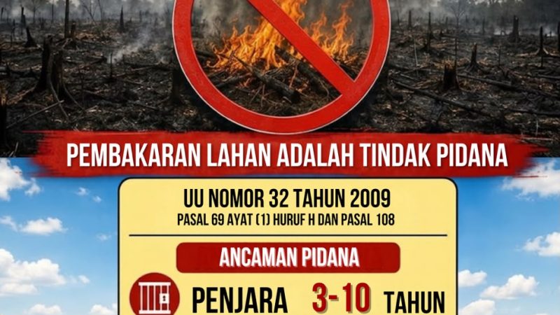 Cegah Karhutla, Kabid Humas Polda Sulbar Ingatkan Stop Bakar Lahan