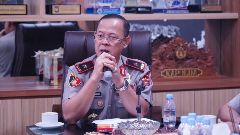 Anev Mingguan Polda Sulbar, Wakapolda Tekankan Antisipasi Karhutla dan Gangguan Kamtibmas