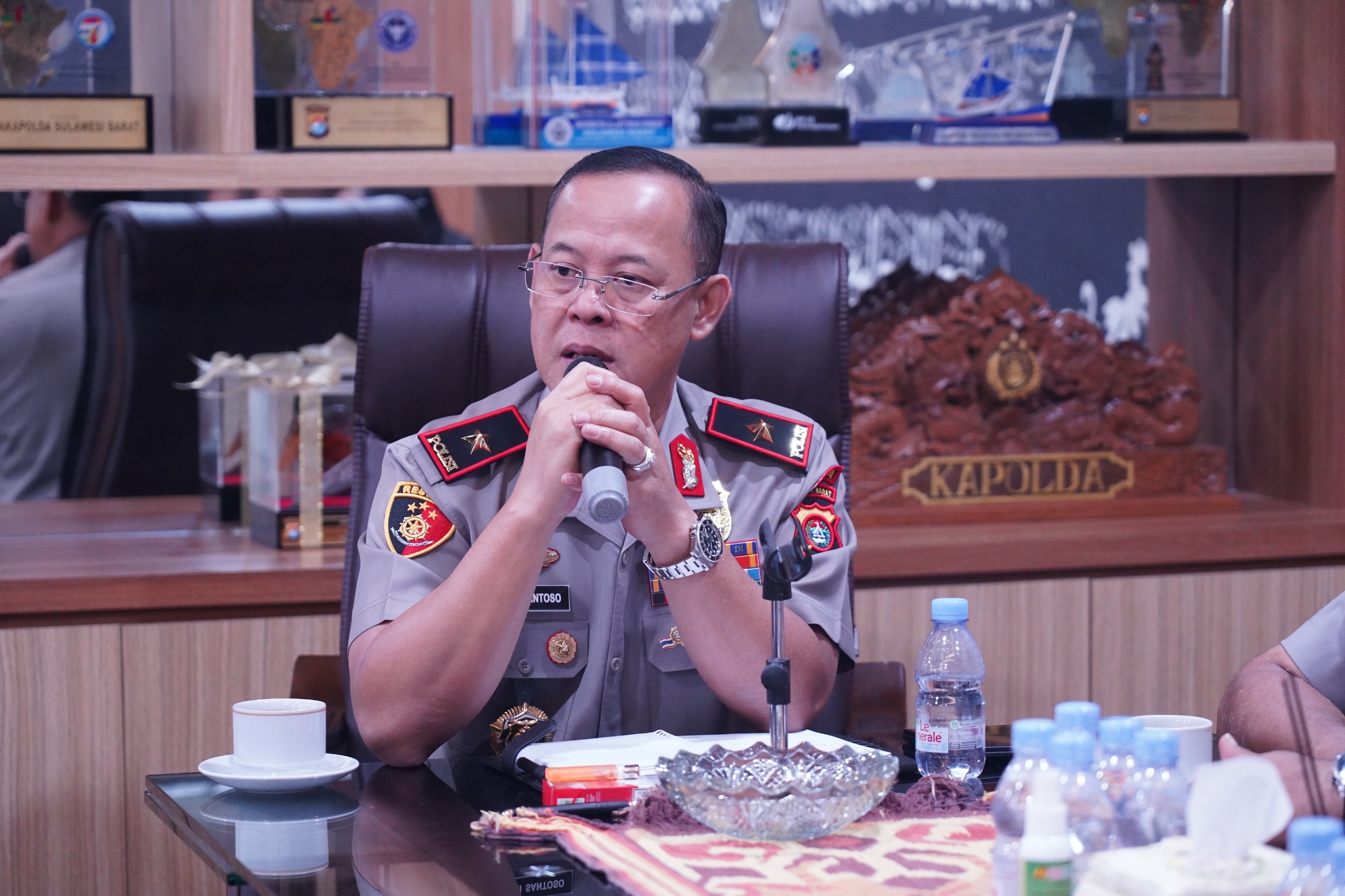 Anev Mingguan Polda Sulbar, Wakapolda Tekankan Antisipasi Karhutla dan Gangguan Kamtibmas