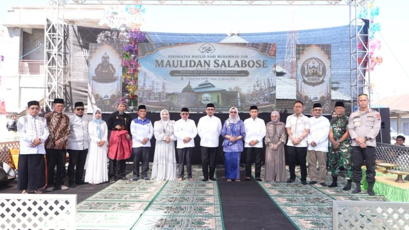 Peringatan Maulid 1448 H di Salabose, SDK Ajak Jamaah Kirim Al-Fatihah untuk Wagub Salim Mengga