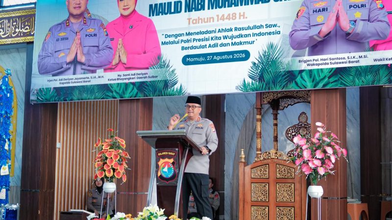 Pesan Kapolda Sulbar saat Maulid Nabi: Teladani Akhlak Mulia, Raih Syafaat dan Perbaiki Kinerja