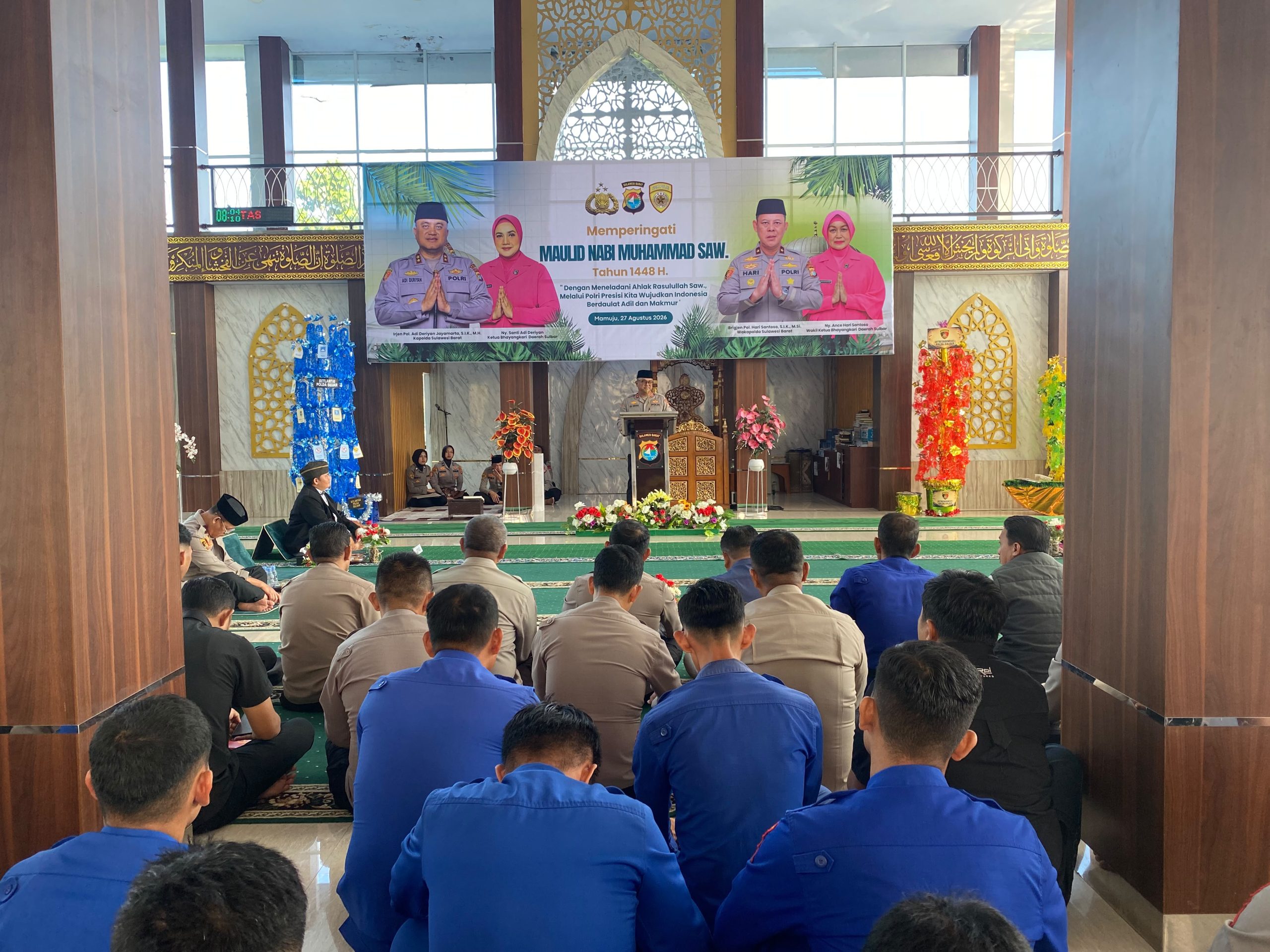 Semangat Teladan Rasulullah, Polda Sulbar Siap Wujudkan Indonesia Berdaulat