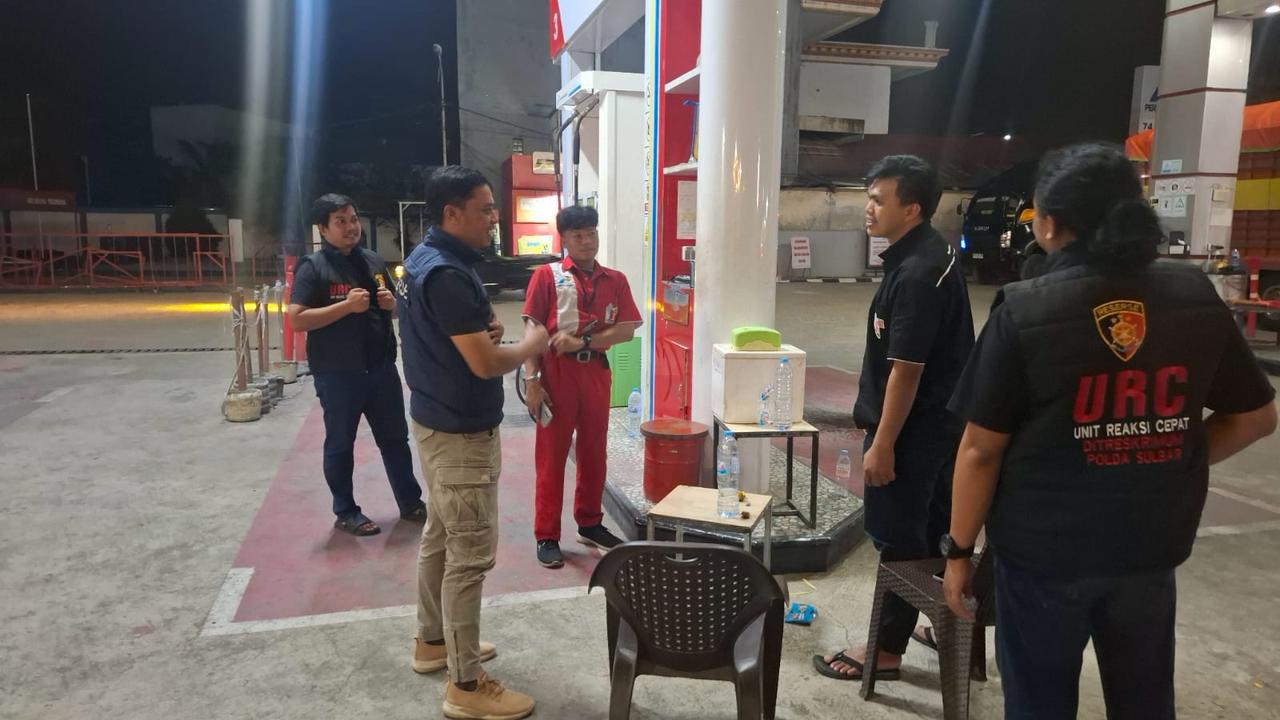 Buru 3C dan Kriminalitas Jalanan, URC Ditreskrimum Polda Sulbar Patroli hingga Dini Hari