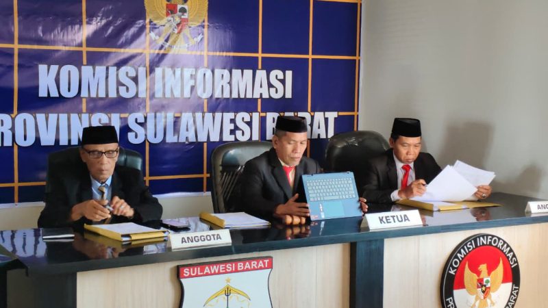 BP3KP Tak Hadir, KI Sulbar Tunda Sidang Sengketa Informasi LSM Merdeka Manakarra