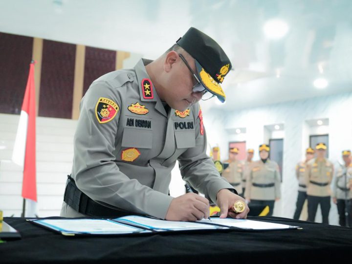 Lantik Dirpamobvit Baru, Kapolda Sulbar Dorong Pengamanan Objek Vital yang Profesional dan Terukur
