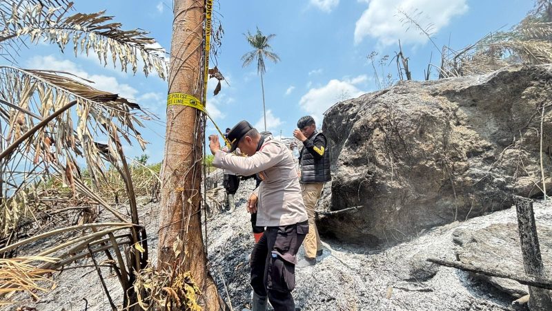 Kapolres Mateng Ingatkan Warga: Jangan Bakar Lahan di Musim Kemarau