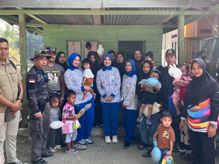 Jaga Pesisir dan Peduli Kesehatan, Lanal Mamuju Gelar Aksi Sosial di Labuan Rano