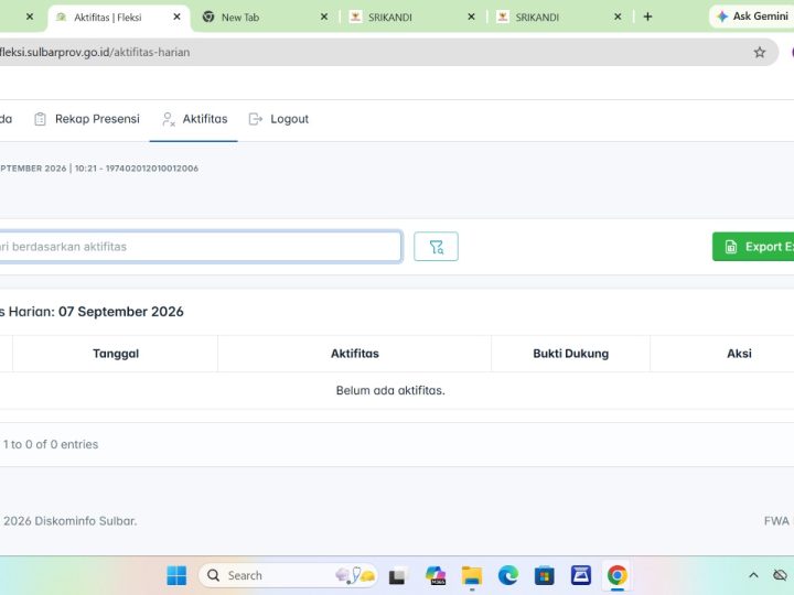 Tindak Lanjut SE WFH ASN, DiskominfoSS Dorong Optimalisasi Presensi Digital di Setiap OPD