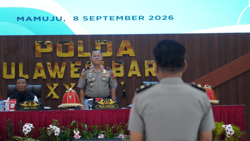 Audit Kinerja Itwasum Polri Tahap II Digelar, Wakapolda Sulbar Dorong Satker Tingkatkan Kinerja