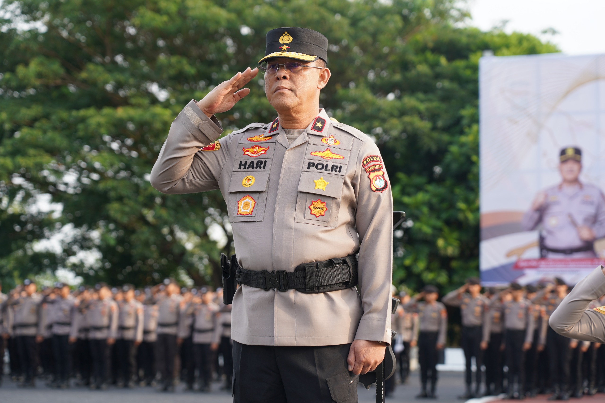 HAORNAS 2026, Wakapolda Sulbar: Tubuh Sehat Modal Utama Melayani Masyarakat hingga Hadapi Karhutla