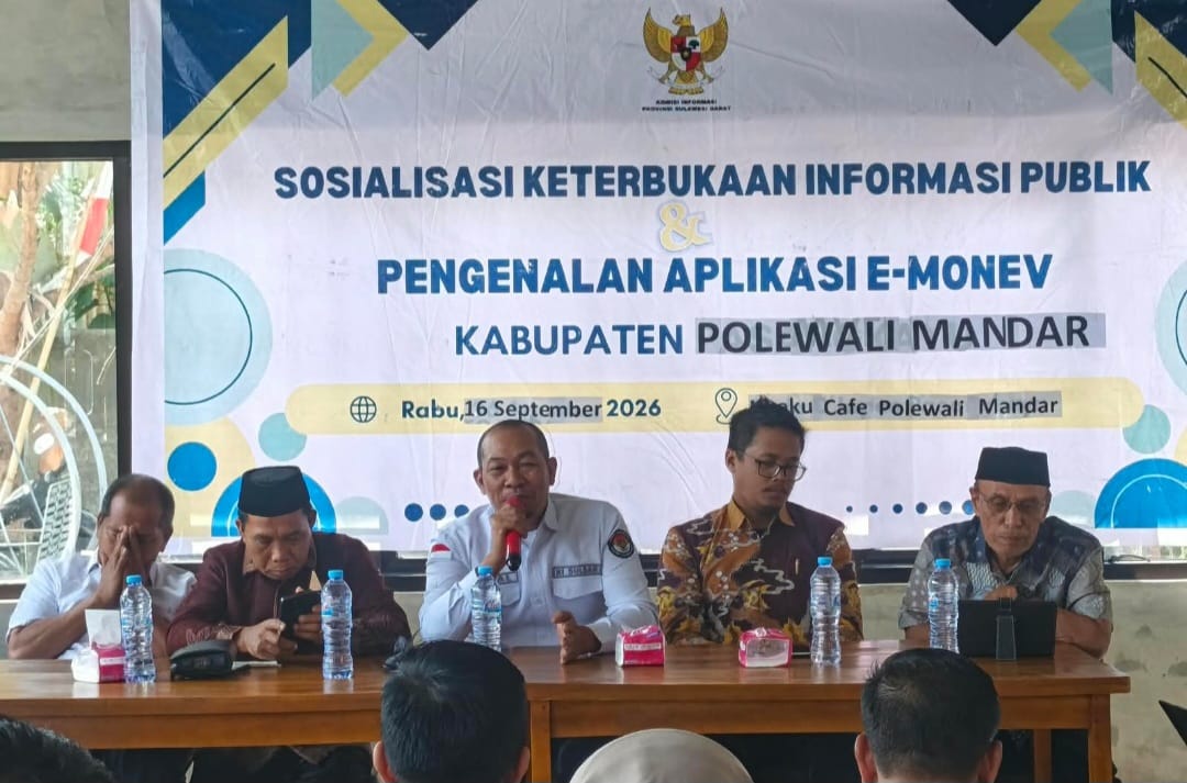 Polman Sambut Hangat Sosialisasi KI – Persiapan KI Sulbar Award 2026