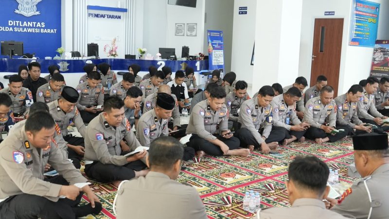 Iringi Semarak HUT Lalu Lintas Bhayangkara ke-71dengan Doa Bersama dan Aksi Kemanusiaan