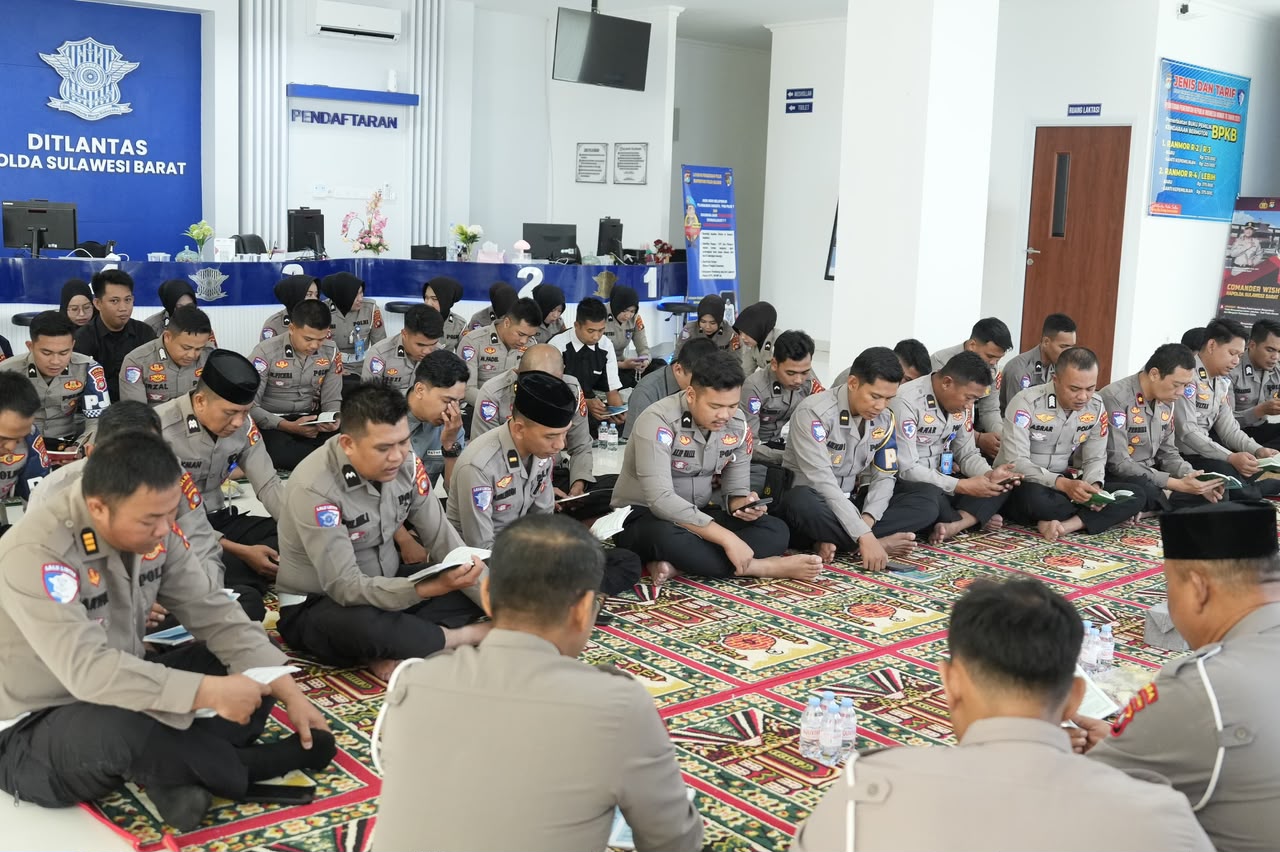 Iringi Semarak HUT Lalu Lintas Bhayangkara ke-71dengan Doa Bersama dan Aksi Kemanusiaan