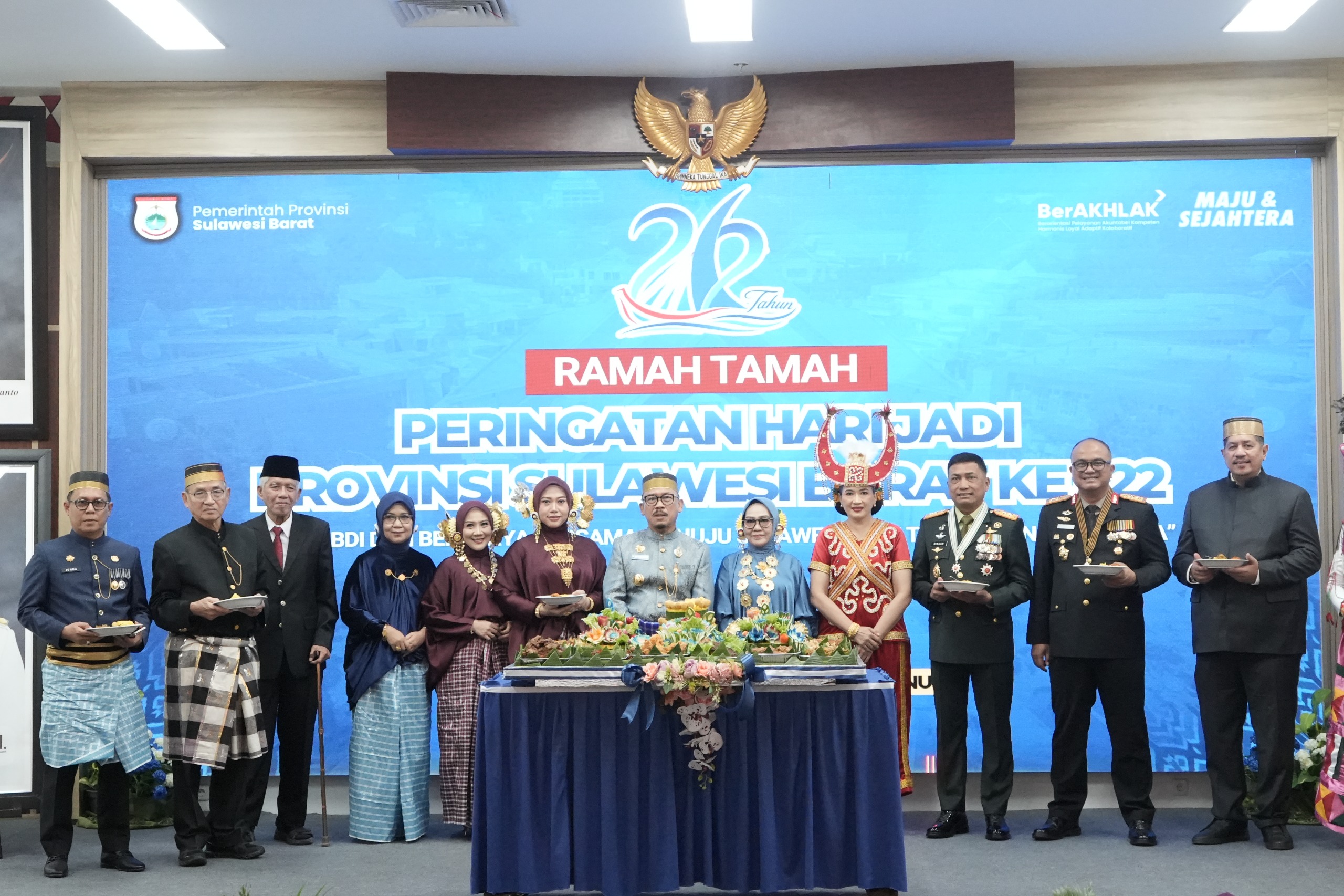 Puncak Peringatan Hari Jadi Provinsi Sulbar ke-22 Dihadiri Kapolda Sulbar