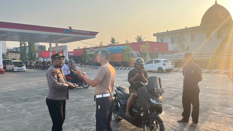 Cegah Keributan Antrean Solar, Polresta Mamuju Perkuat Patroli dan Koordinasi dengan SPBU