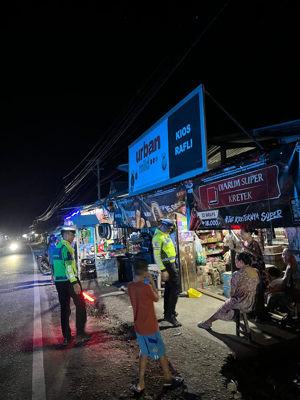 Cerita Polantas Polda Sulbar, Menjaga Malam Panjang, Merawat Rasa Aman