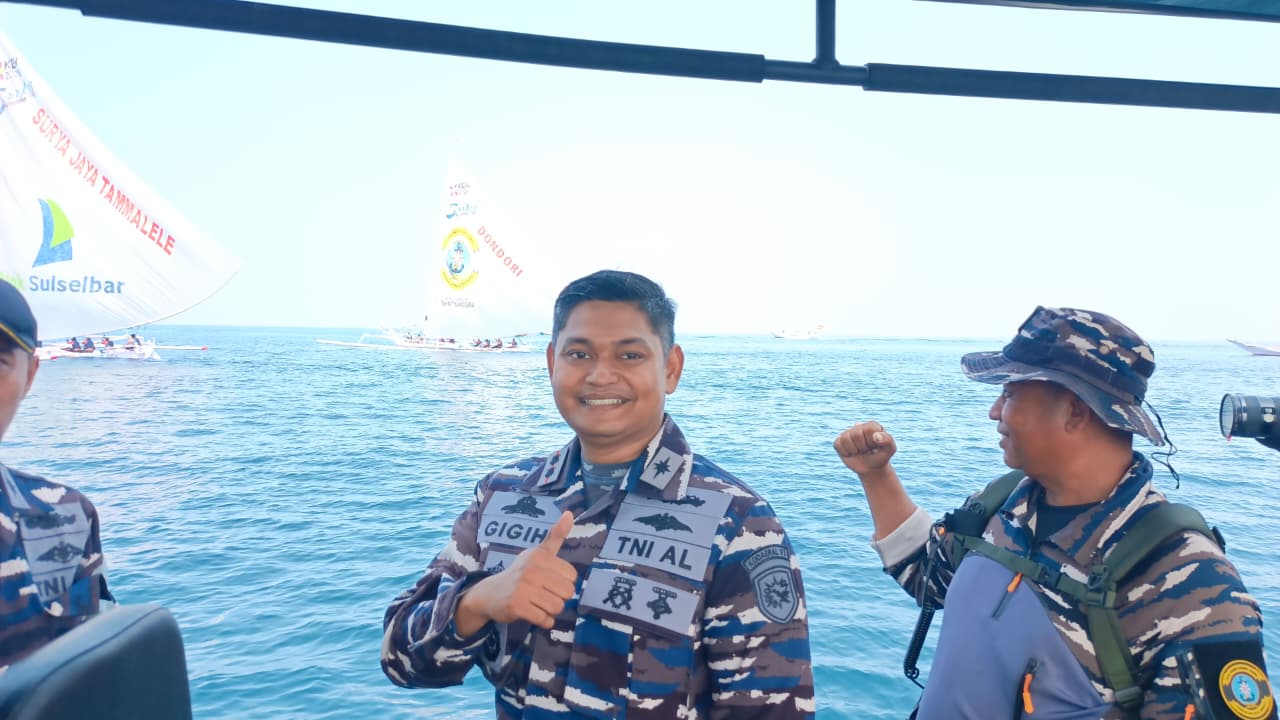 Lanal Mamuju Dukung Sandeq Silumba 2026, Pastikan Keamanan dan Keselamatan Lomba