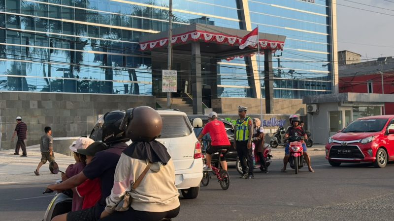 Jamin Keselamatan Pengendara, Ditlantas Polda Sulbar Intensifkan Pengaturan Lalu Lintas