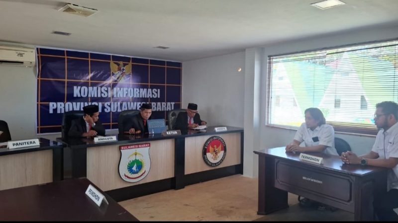 KI Sulbar Tetapkan Sengketa Informasi LSM Merdeka Manakarra-BP3KP Sulawesi II Selesai