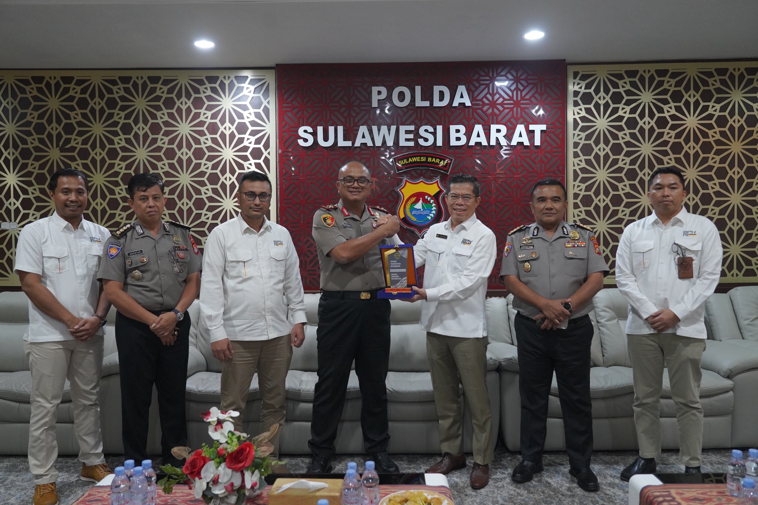 Kapolda Sulbar dan BPK Perkuat Sinergi Pengawasan Anggaran