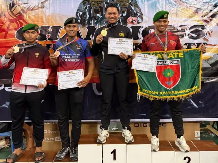 Sabet Emas di Pangkorpasgat Cup 2026, Briptu Risaldi Kembali Harumkan Nama Polda Sulbar