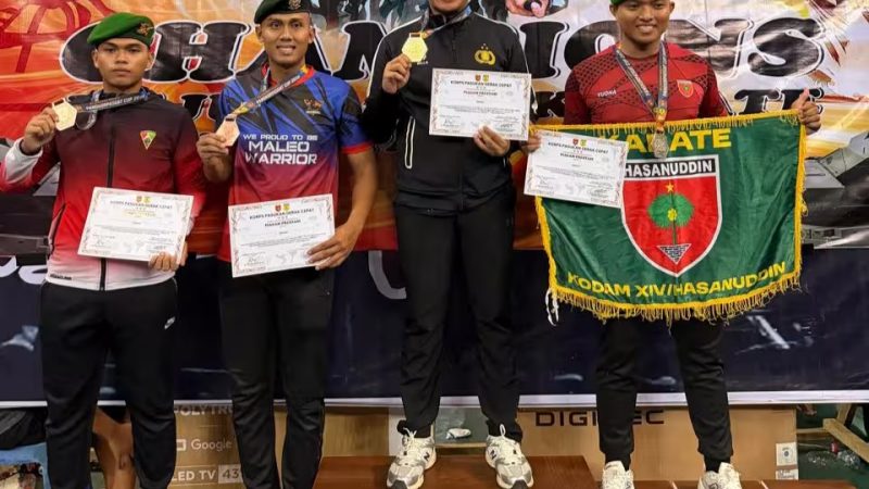 Sabet Emas di Pangkorpasgat Cup 2026, Briptu Risaldi Kembali Harumkan Nama Polda Sulbar