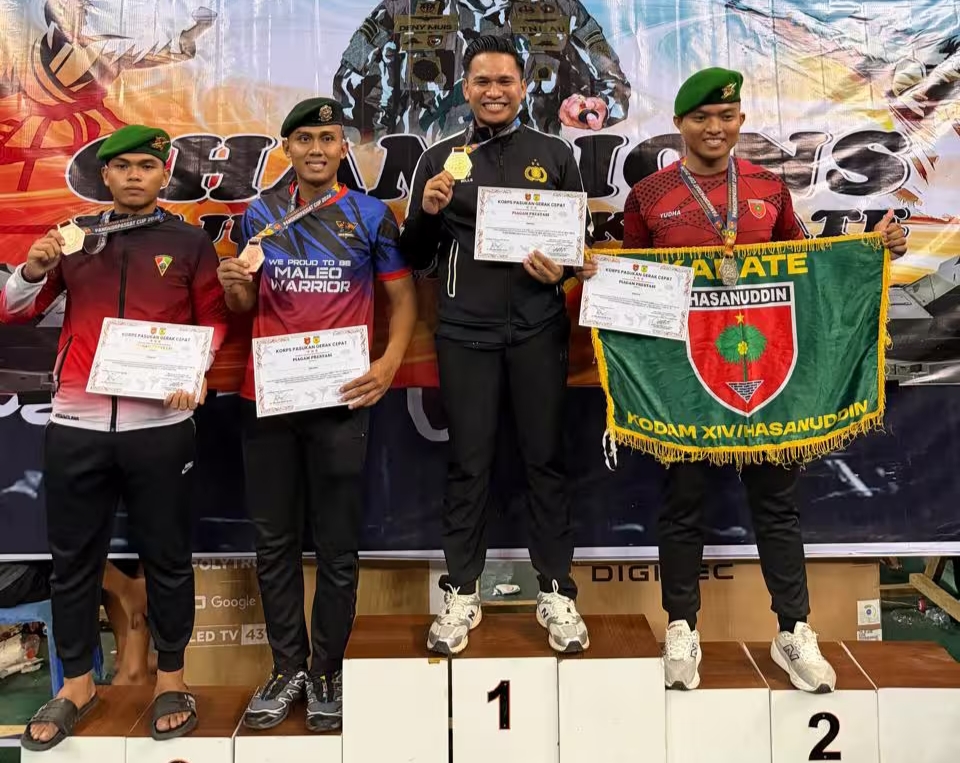 Sabet Emas di Pangkorpasgat Cup 2026, Briptu Risaldi Kembali Harumkan Nama Polda Sulbar