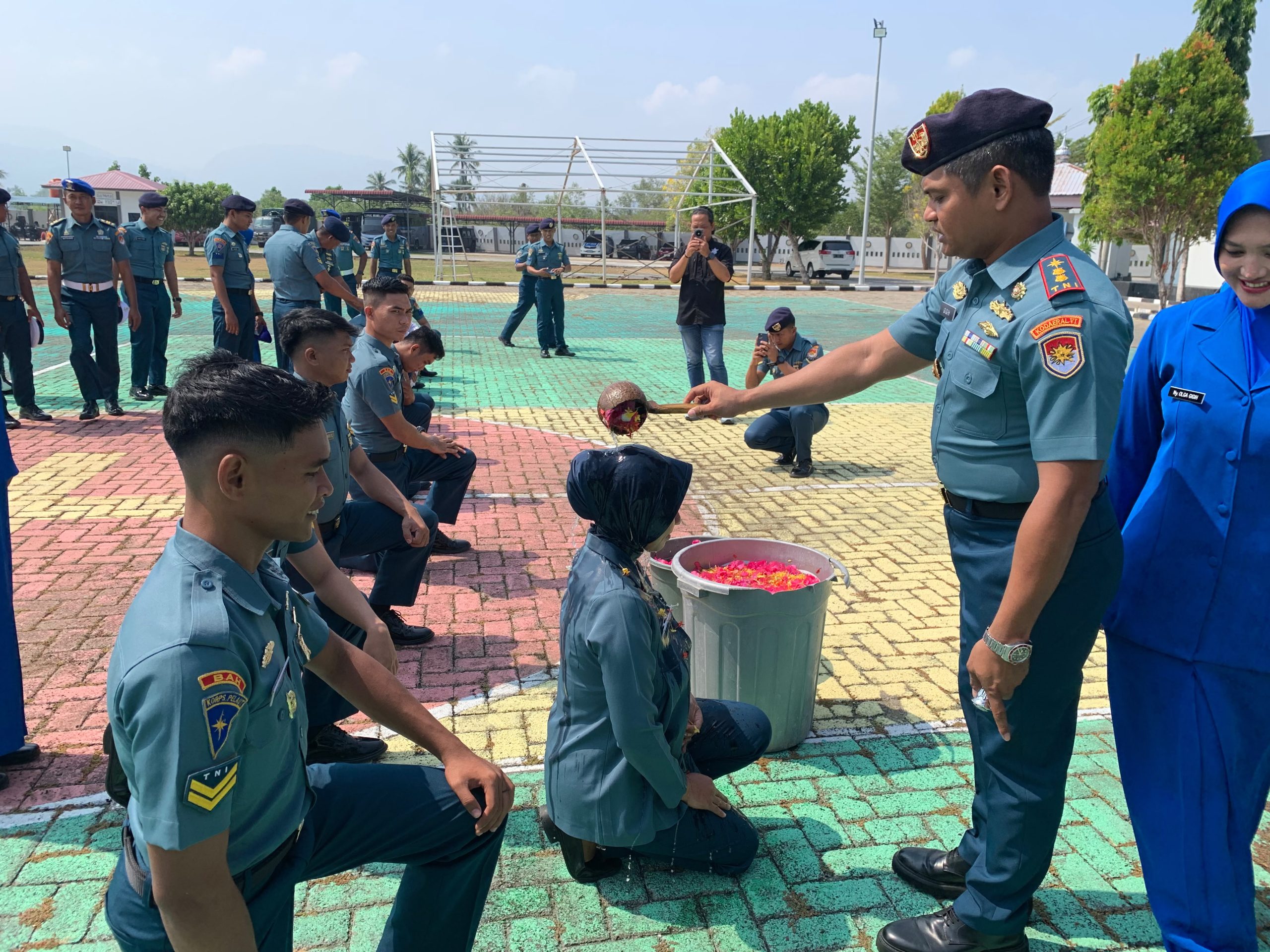 Naik Pangkat, 13 Prajurit Lanal Mamuju Diminta Tingkatkan Tanggung Jawab